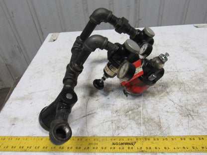 Aro 27354-000 Double Regulator Filter Lubricator 1" NPT Assembly