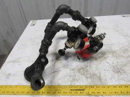 Aro 27354-000 Double Regulator Filter Lubricator 1" NPT Assembly