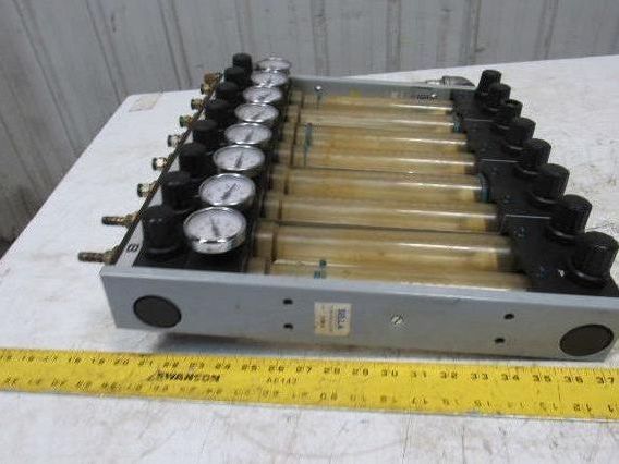 Sella Vile Flow Pressure Regulator Temperature Monitor 8 Station