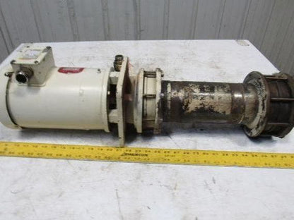 Gusher MS3.5-3-100FJ-12-A-TC 1Hp Vertical Coolant Pump 6GPM 84' Head 230/460V