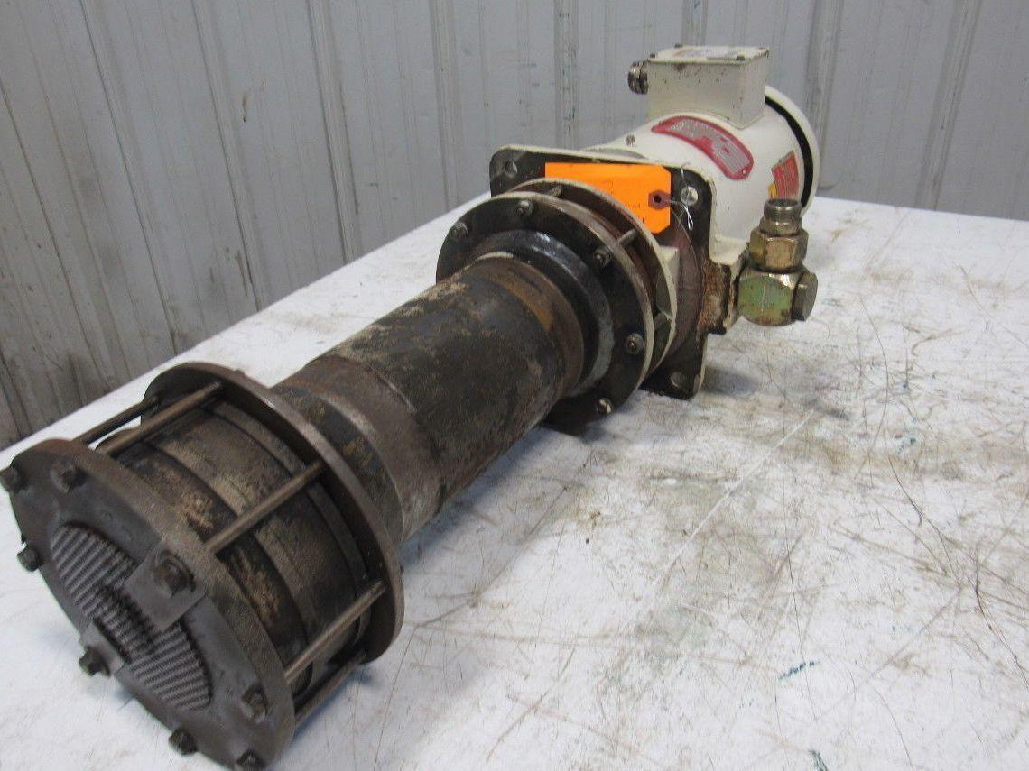 Gusher MS3.5-3-100FJ-12-A-TC 1Hp Vertical Coolant Pump 6GPM 84' Head 230/460V