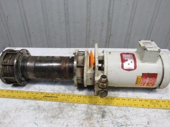 Gusher MS3.5-3-100FJ-12-A-TC 1Hp Vertical Coolant Pump 6GPM 84' Head 230/460V