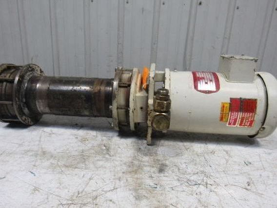 Gusher MS3.5-3-100FJ-12-A-TC 1Hp Vertical Coolant Pump 6GPM 84' Head 230/460V