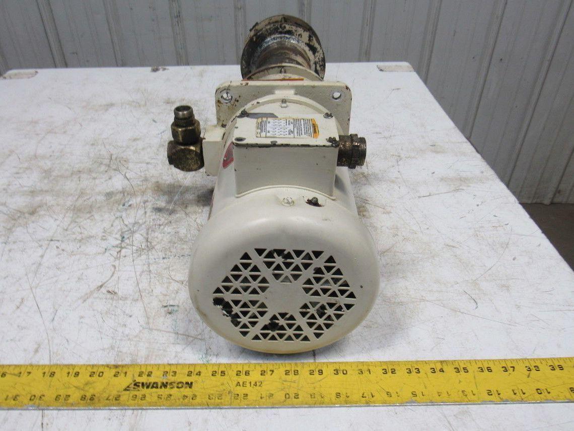 Gusher MS3.5-3-100FJ-12-A-TC 1Hp Vertical Coolant Pump 6GPM 84' Head 230/460V