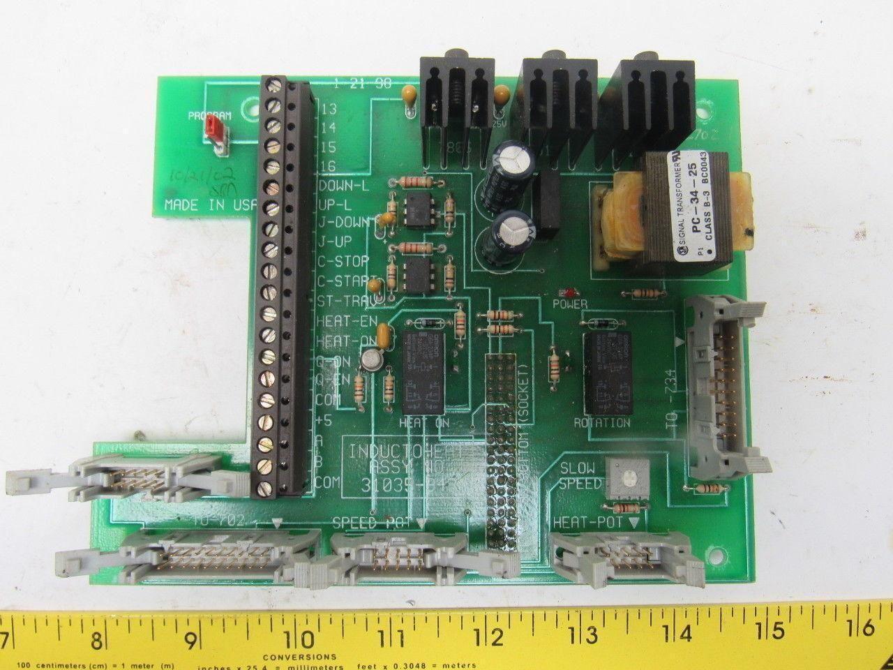 Inductoheat 31035-943 Control Circuit Board Card