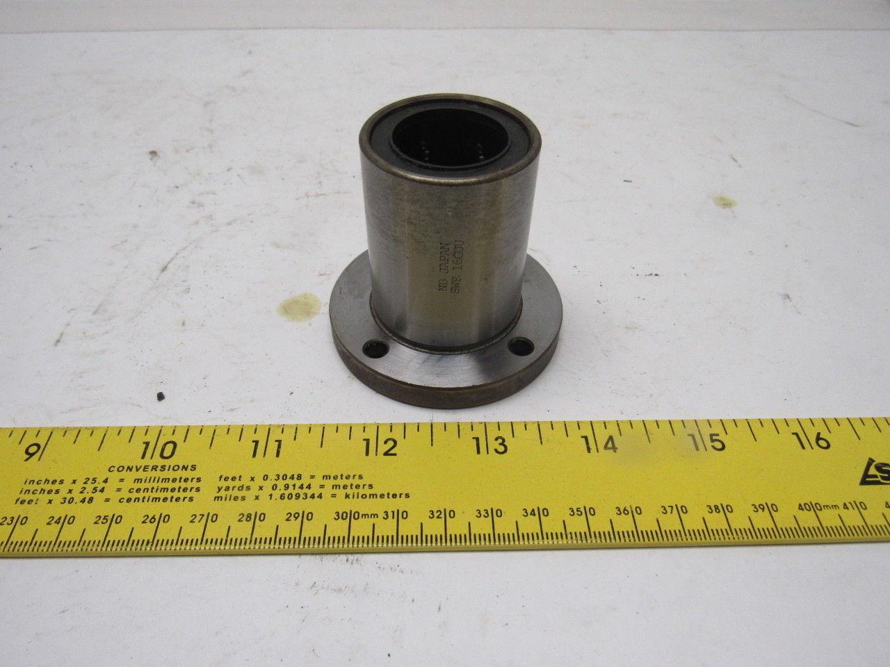 1" ID Round Flanged Single Linear Bearing