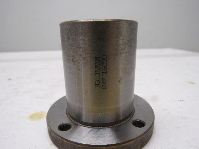 1" ID Round Flanged Single Linear Bearing
