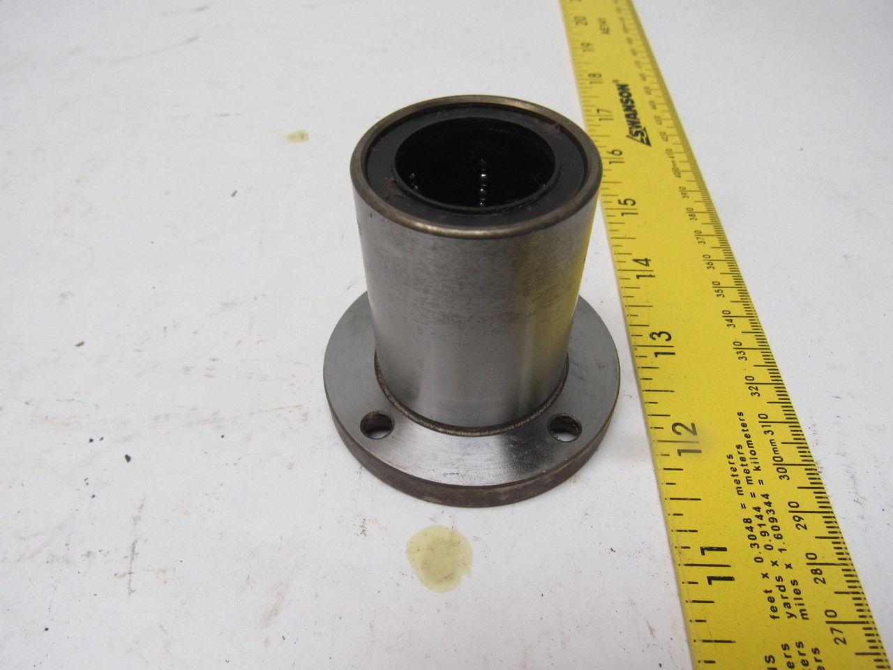 1" ID Round Flanged Single Linear Bearing