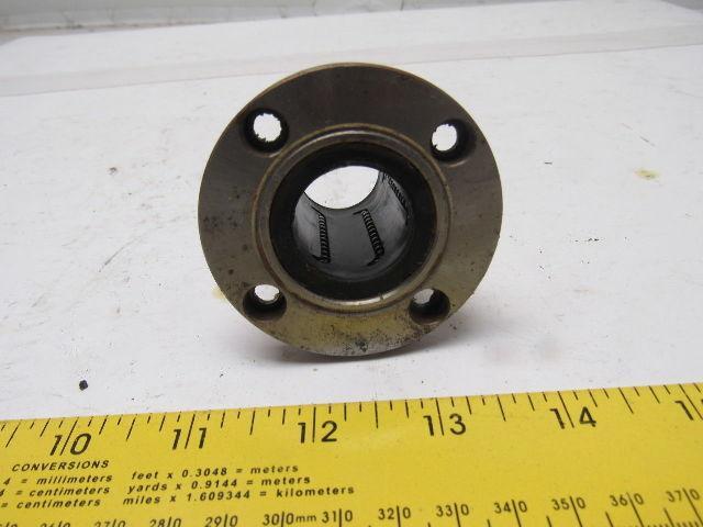 1" ID Round Flanged Single Linear Bearing