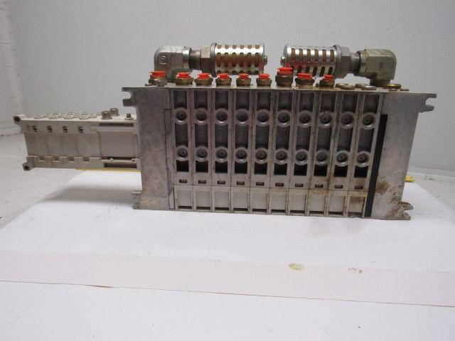 SMC VV5QC41-1003TSDOn23-X160 Pneumatic Valve Manifold Assembly W/EX250 Input