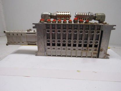 SMC VV5QC41-1003TSDOn23-X160 Pneumatic Valve Manifold Assembly W/EX250 Input