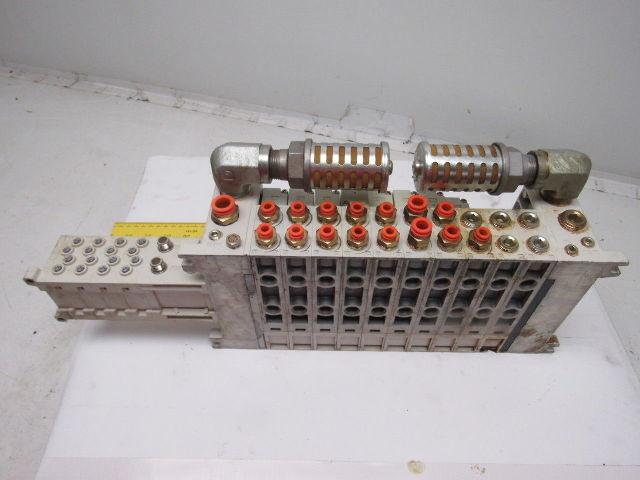 SMC VV5QC41-1003TSDOn23-X160 Pneumatic Valve Manifold Assembly W/EX250 Input
