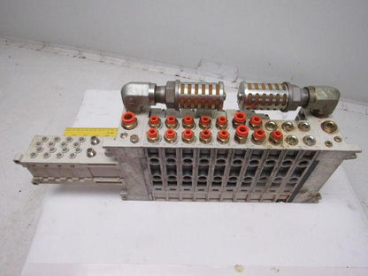 SMC VV5QC41-1003TSDOn23-X160 Pneumatic Valve Manifold Assembly W/EX250 Input