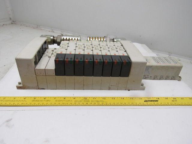 SMC VV5QC41-1003TSDOn23-X160 Pneumatic Valve Manifold Assembly W/EX250 Input