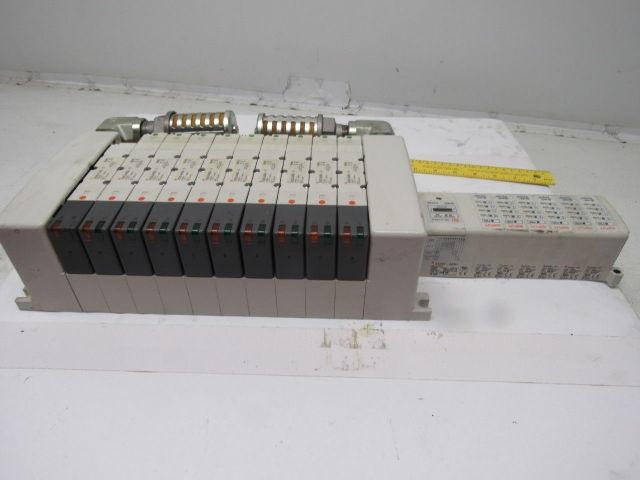 SMC VV5QC41-1003TSDQN23-X160I Pneumatic Valve Manifold Assembly W/EX250 Input