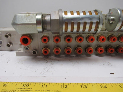 SMC VV5QC41-1003TSDQN23-X160I Pneumatic Valve Manifold Assembly W/EX250 Input