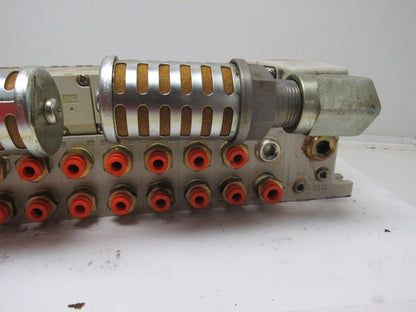 SMC VV5QC41-1003TSDQN23-X160I Pneumatic Valve Manifold Assembly W/EX250 Input