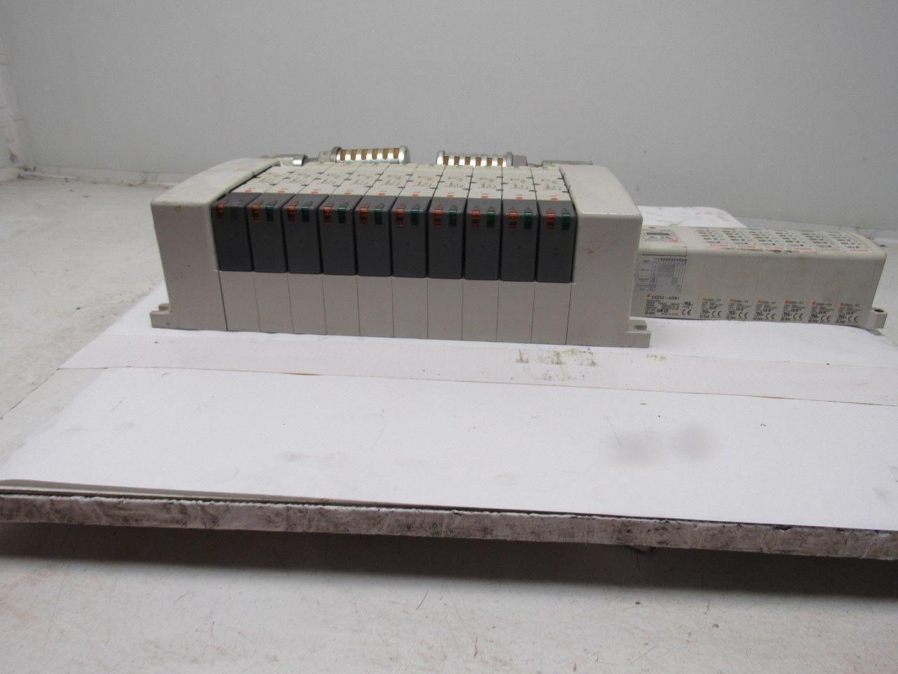 SMC VV5QC41-1003TSDQN23-X160I Pneumatic Valve Manifold Assembly W/EX250 Input