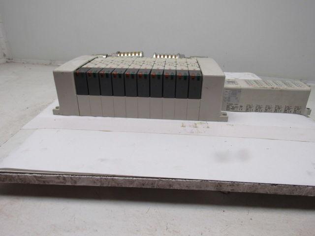 SMC VV5QC41-1003TSDQN23-X160I Pneumatic Valve Manifold Assembly W/EX250 Input