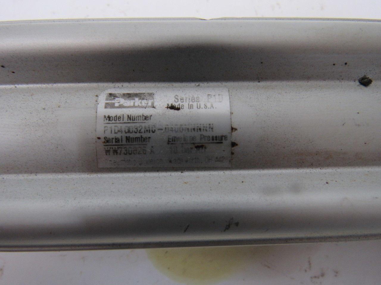 Parker P1D40032MC-4000NNNN Metric Pneumatic Air Cylinder 32mm Bore 400mm Stroke