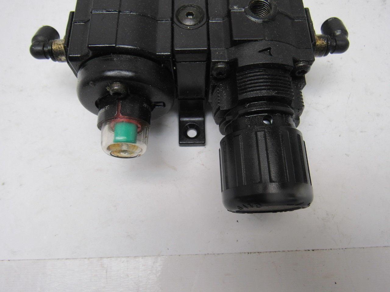 Norgren B72G-2GK-AE1-RMN F72C-2G)-A1 Pneumatic Filter Regulator 1/4" NPT