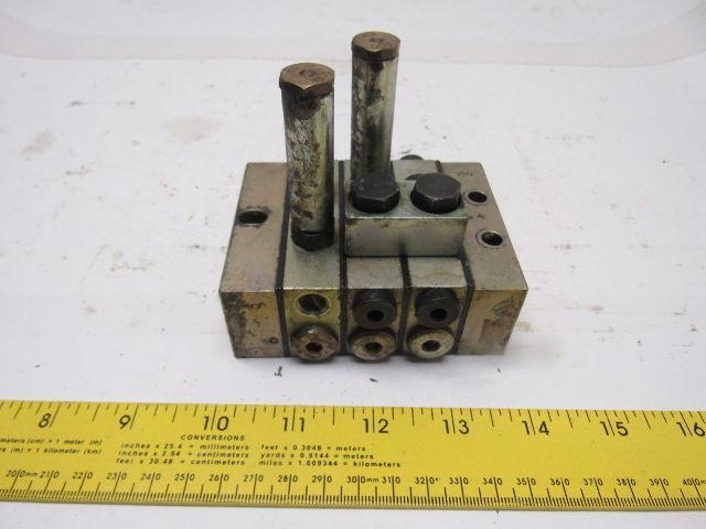 Vogel VPG Centralized Lubrication Distribution Block (1) 2T & (2) 2S