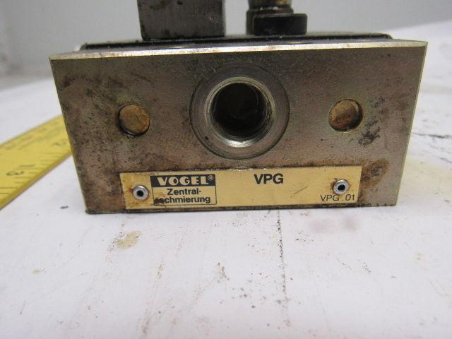 Vogel VPG Centralized Lubrication Distribution Block (1) 2T & (2) 2S