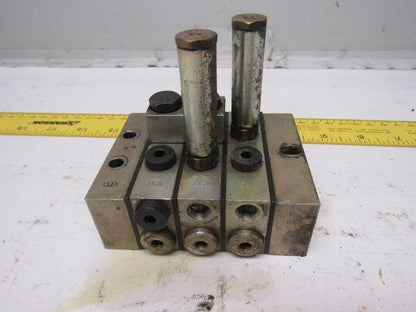 Vogel VPG Centralized Lubrication Distribution Block (1) 2T & (2) 2S
