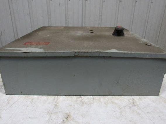 Electric Enclosure 24"x24"x7" Hinged Door W/Back Plate & 30A Fused Disconnect