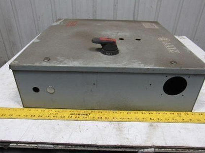 Electric Enclosure 24"x24"x7" Hinged Door W/Back Plate & 30A Fused Disconnect