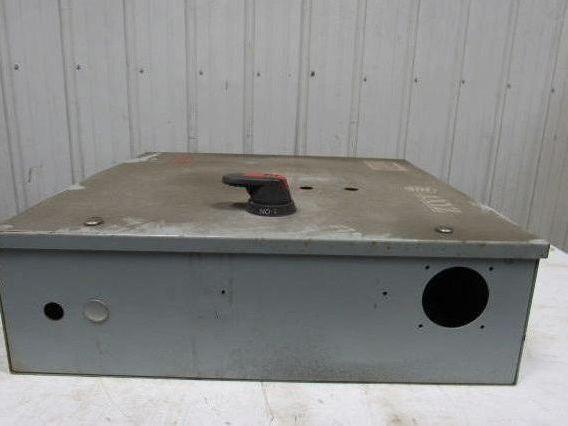 Electric Enclosure 24"x24"x7" Hinged Door W/Back Plate & 30A Fused Disconnect