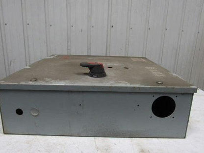 Electric Enclosure 24"x24"x7" Hinged Door W/Back Plate & 30A Fused Disconnect