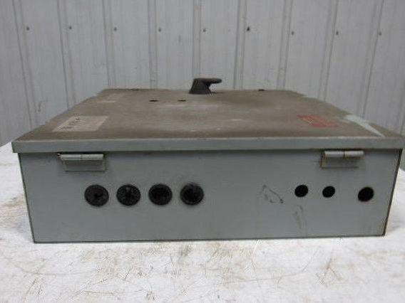 Electric Enclosure 24"x24"x7" Hinged Door W/Back Plate & 30A Fused Disconnect