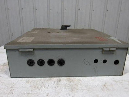 Electric Enclosure 24"x24"x7" Hinged Door W/Back Plate & 30A Fused Disconnect