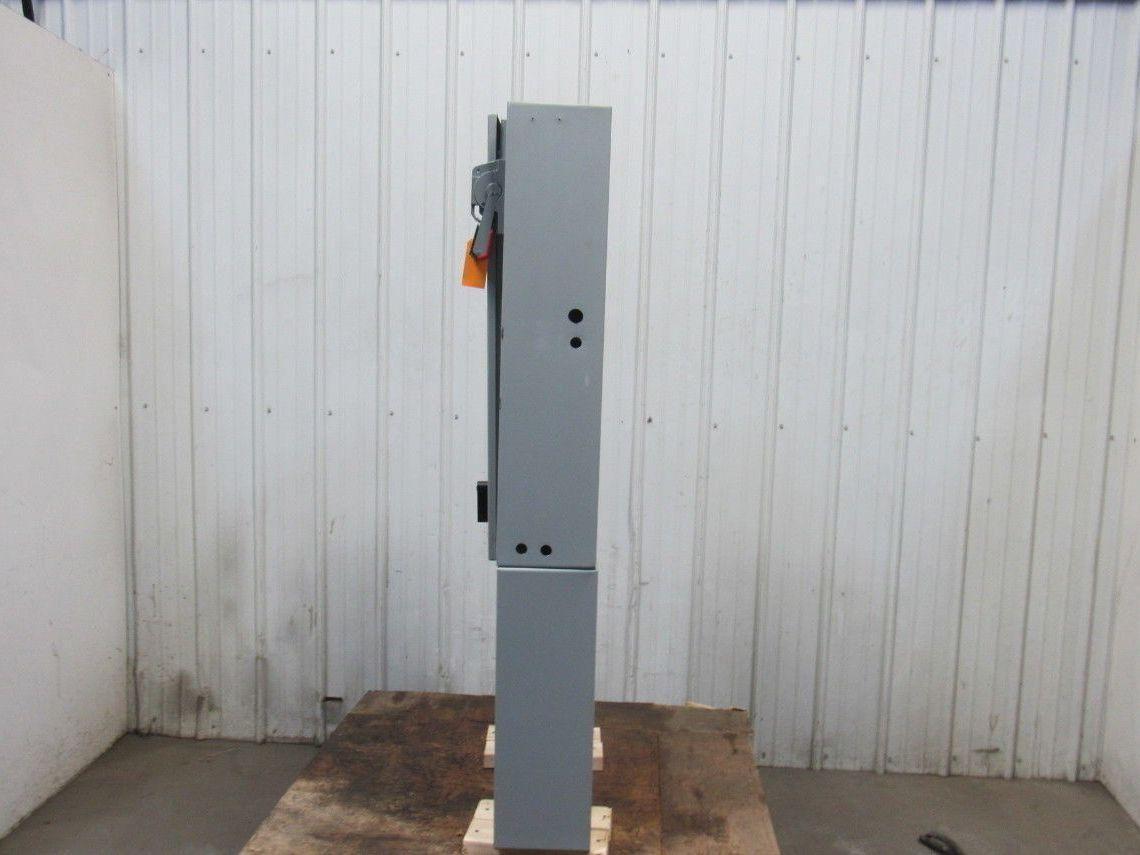Hoffman Free Standing 36x26x8" 30A Fused Electrical Enclosure W/Backplate
