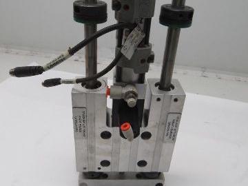 PHD SEC23x3-E-G24-H47-J1 SLD & CYL Pneumatic Dual Rod Slide Table W/Rod lok