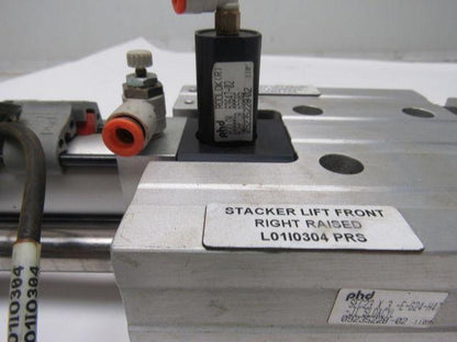 PHD SEC23x3-E-G24-H47-J1 SLD & CYL Pneumatic Dual Rod Slide Table W/Rod lok