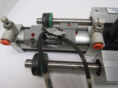 PHD SEC23x3-E-G24-H47-J1 SLD & CYL Pneumatic Dual Rod Slide Table W/Rod lok