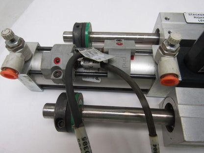 PHD SEC23x3-E-G24-H47-J1 SLD & CYL Pneumatic Dual Rod Slide Table W/Rod lok