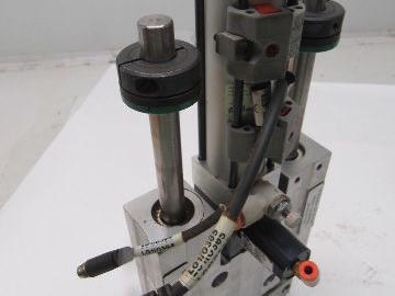 PHD SEC23x3-E-G24-H47-J1 SLD & CYL Pneumatic Dual Rod Slide Table W/Rod lok