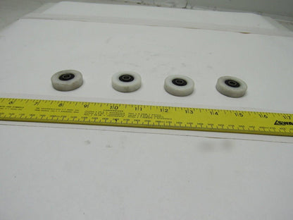 Peer 22-25EE-2RS-NYL .250ID x1.3750OD 0.3750"W Deep Groove Ball Bearing Lot of 4