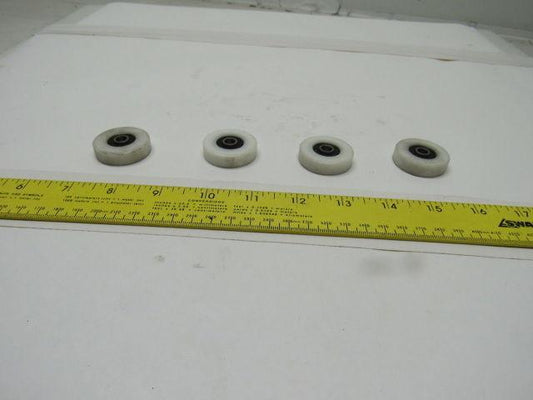 Peer 22-25EE-2RS-NYL .250ID x1.3750OD 0.3750"W Deep Groove Ball Bearing Lot of 4