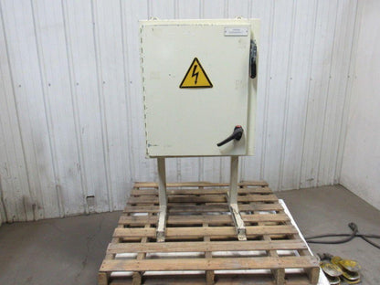 Hoffman A30SA2608LP Electrical  Enclosure 30x25x8" w/Backplate & Disconnect