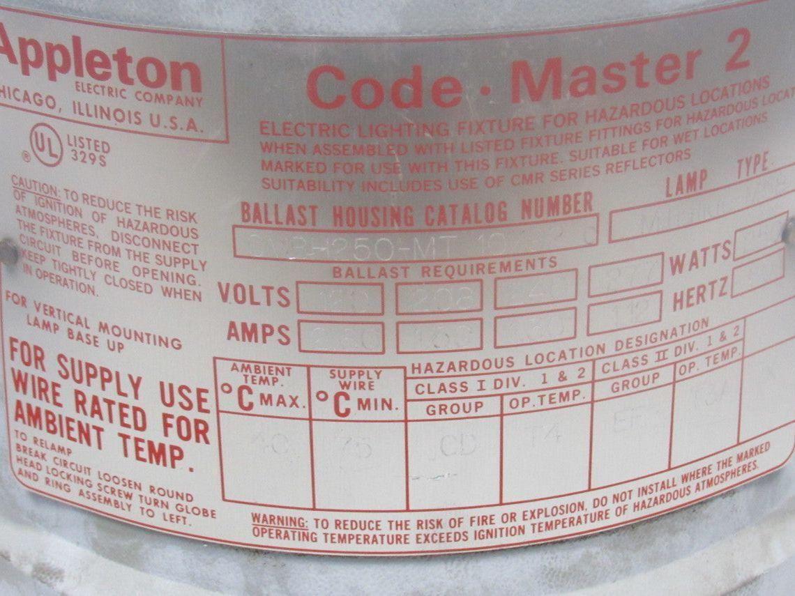 Appleton CMBH250-MT Code Master 2  Metal Halide Fixture 250W 120/208/240/277V