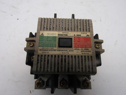 S-K80 Magnetic Contactor  100-127V 50/60Hx Coil