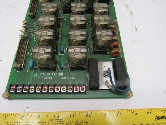 Mitsubishi Electric SFKA-02-06  BY171A399G51 Relay Circuit Board From a M55K EDM