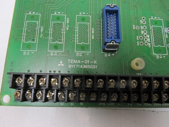 Mitsubishi Electric TEMA-01-K  BY171A365G51 Circuit Board From a M55K EDM