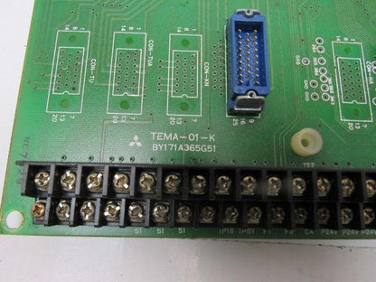 Mitsubishi Electric TEMA-01-K  BY171A365G51 Circuit Board From a M55K EDM