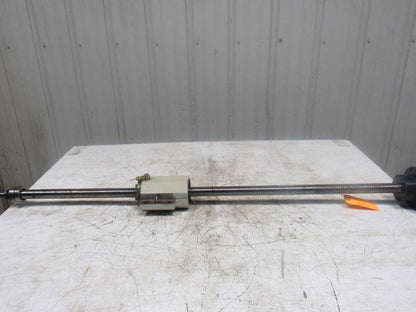 Mitsubishi 49" Z Axis Ball Screw Assembly From a M55K EDM