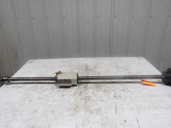 Mitsubishi 49" Z Axis Ball Screw Assembly From a M55K EDM